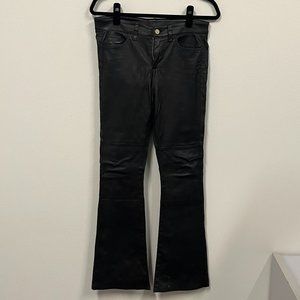 MiH Black Leather Pants